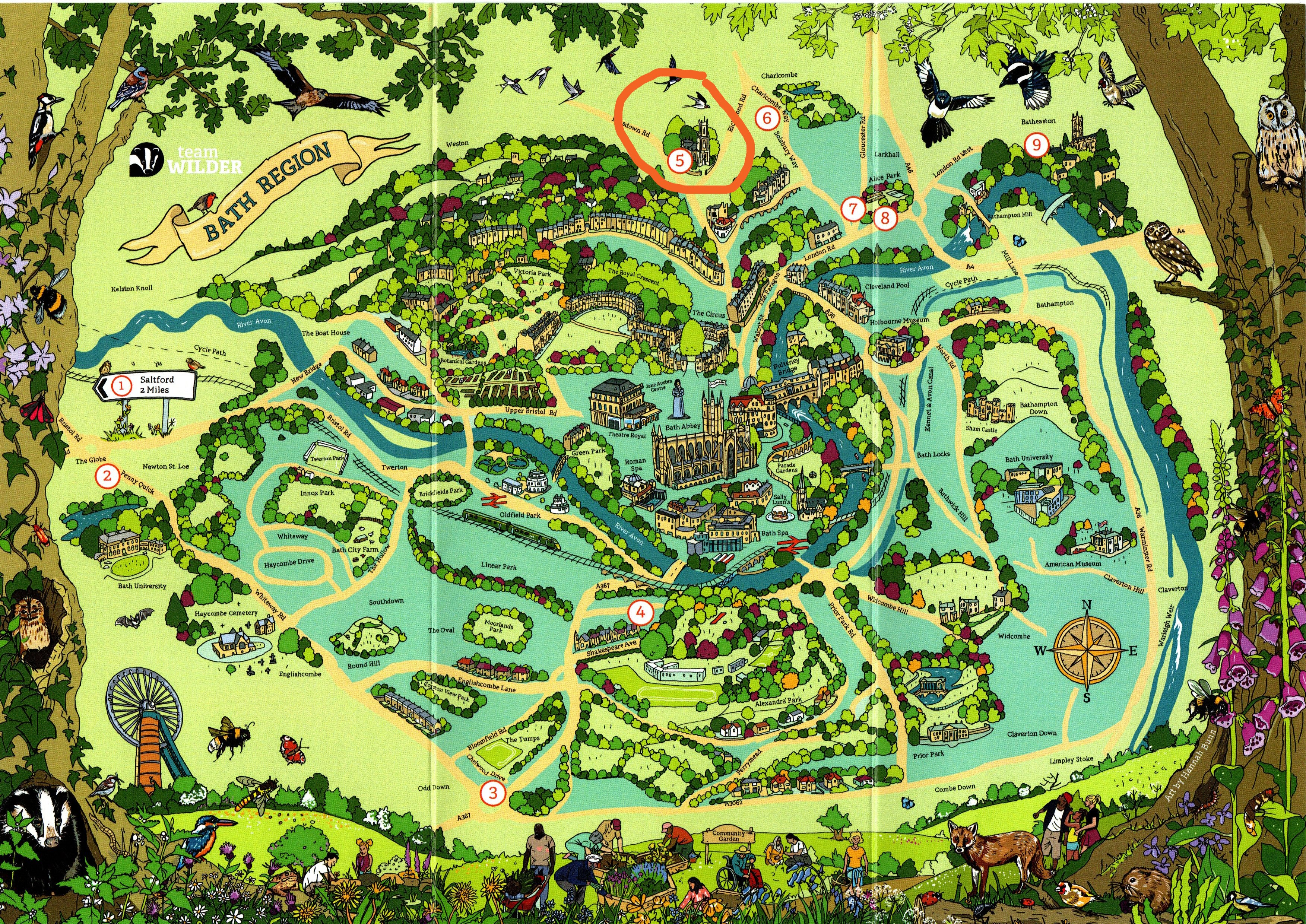 Festival of Nature location map June 2025