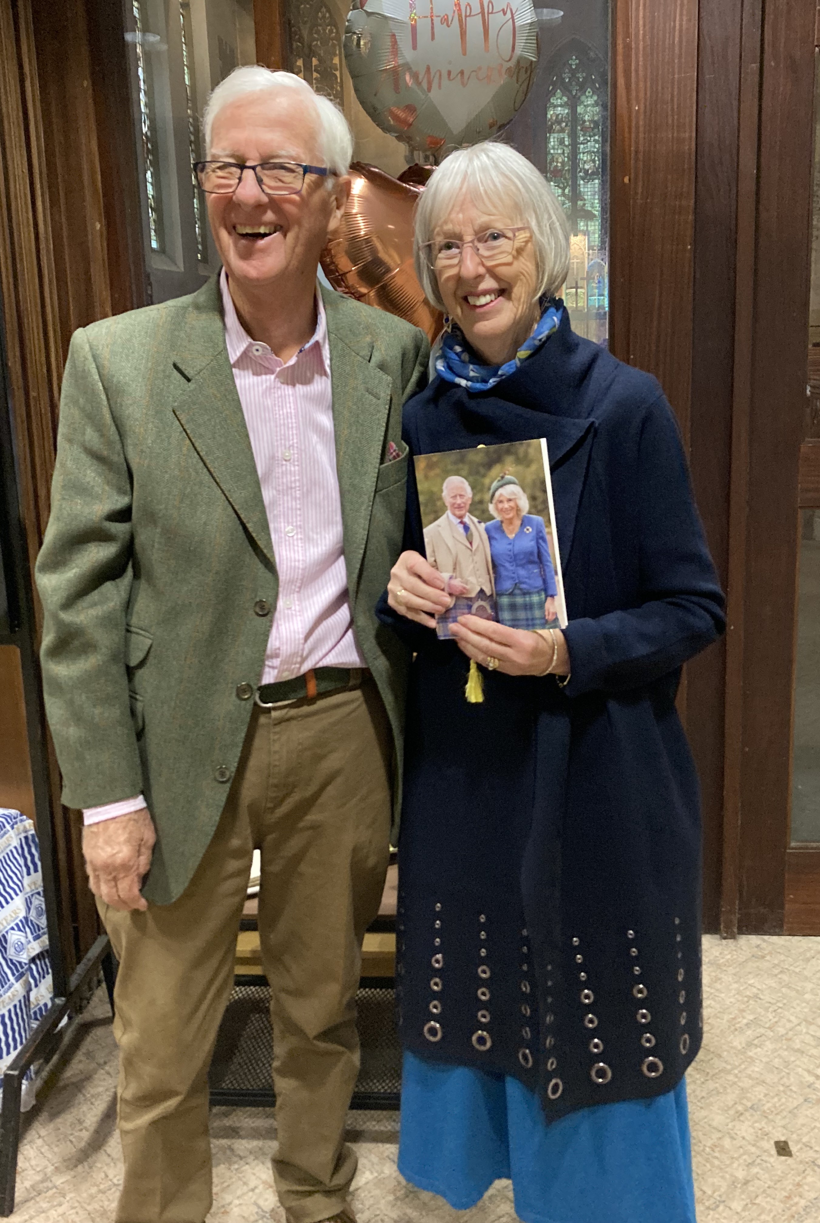 Rick and Joy Meopham celebrated their 60th wedding anniversary at St Stephen's Bath