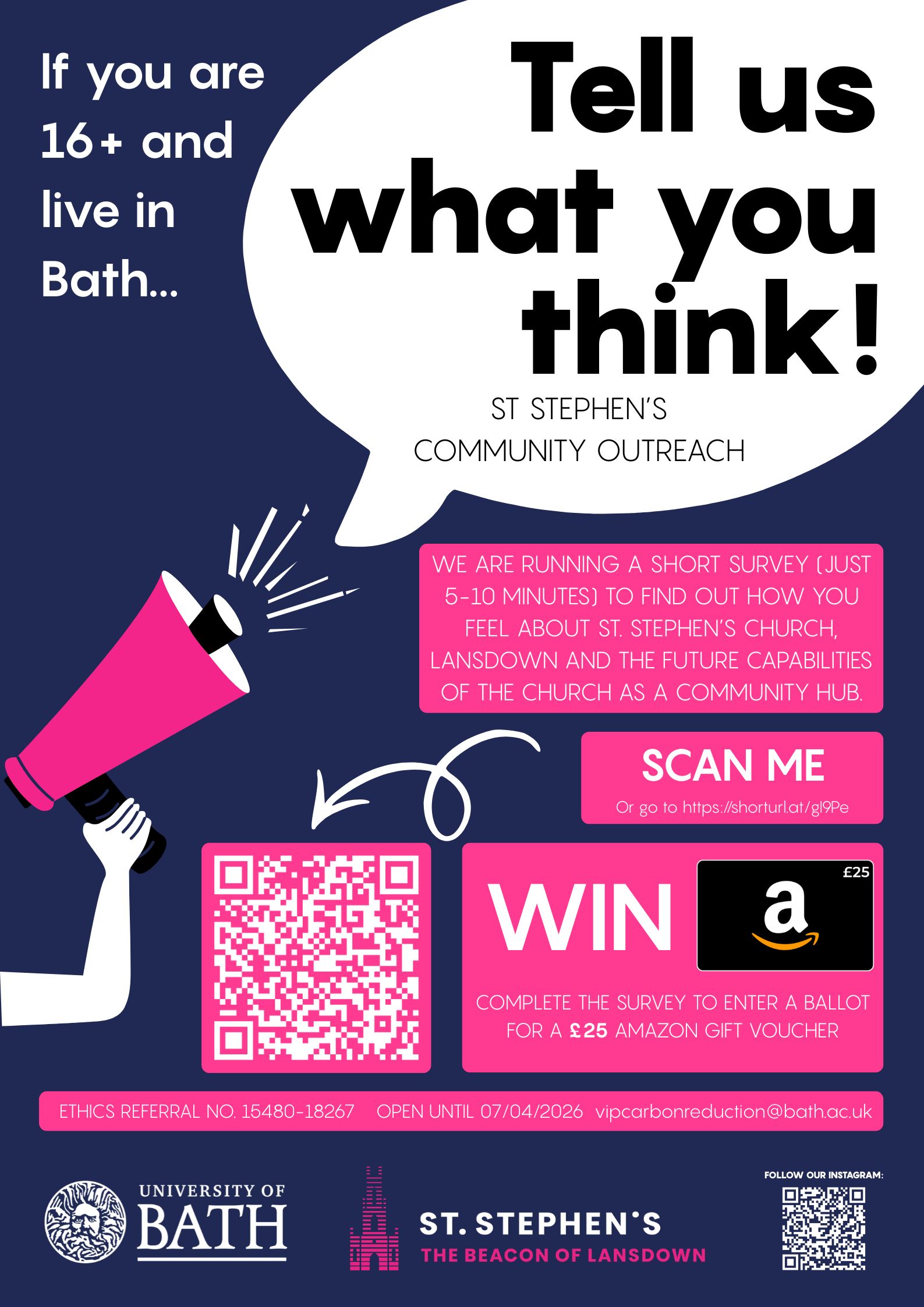 Community survey formulated by Bath University for the Beacon of Lansdown