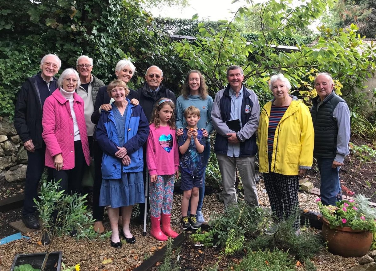 The happy gardening team at St Stephen's Bath