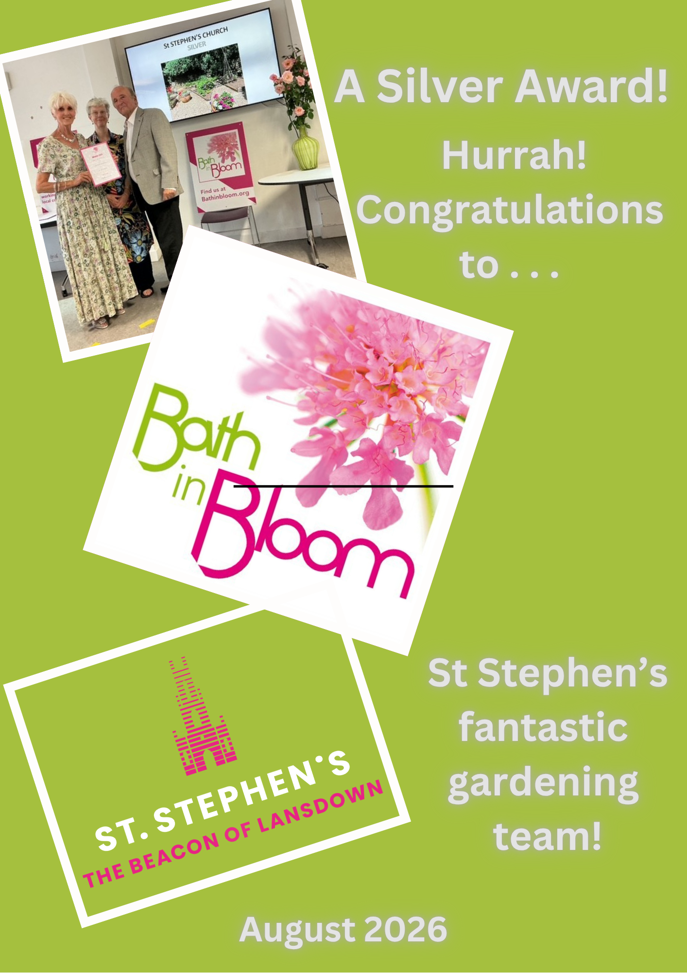 Bath in Bloom 2026 awards